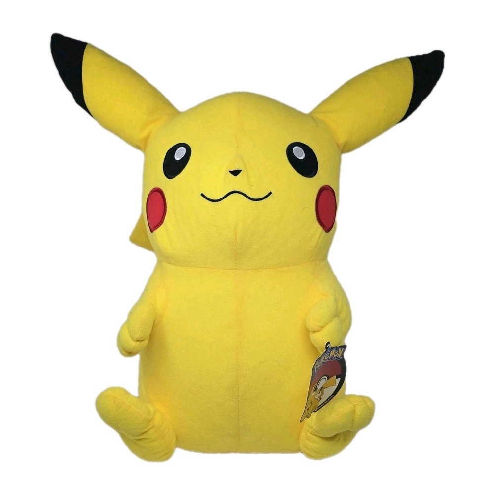Pokemon Pikachu‎ 22" Plush Stuffed Animal Toy Factory 2016 Gamefreak New
